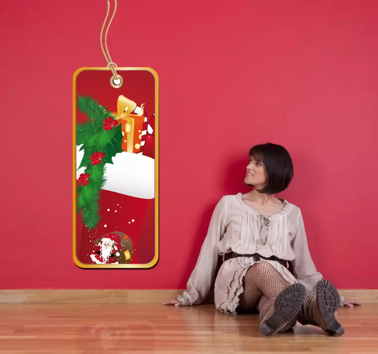 Nálepka na vianočné štítky - Tenstickers