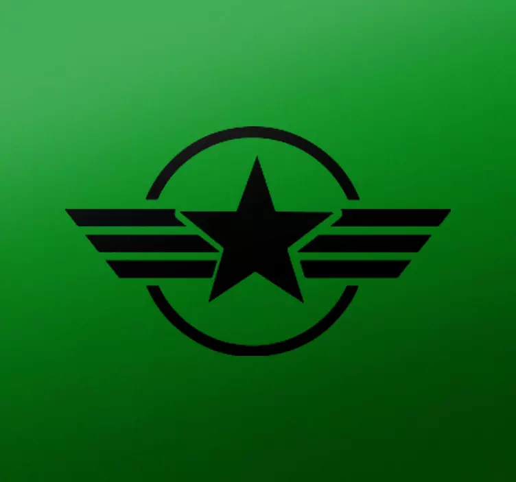 Hviezda obklopená obtlačkom kruhu na motocykli - Tenstickers