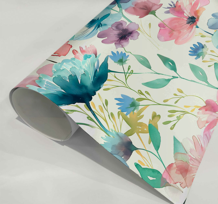 nálepky na stenu kvety poľné v lete - Tenstickers