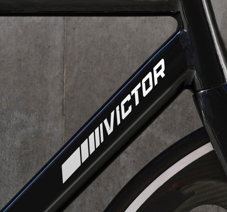 nalepky na bicykel športový štýl - Tenstickers