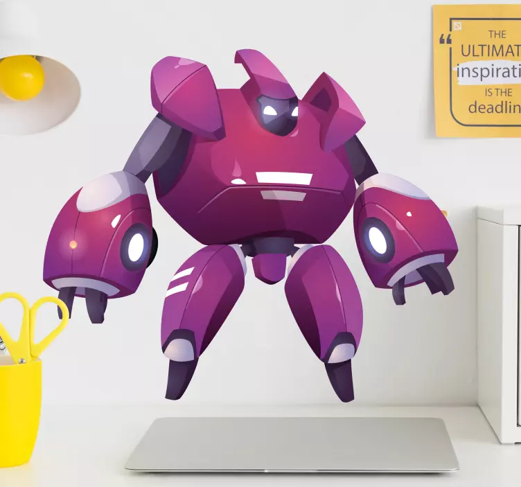 Vinylová samolepka na robotický robot - Tenstickers