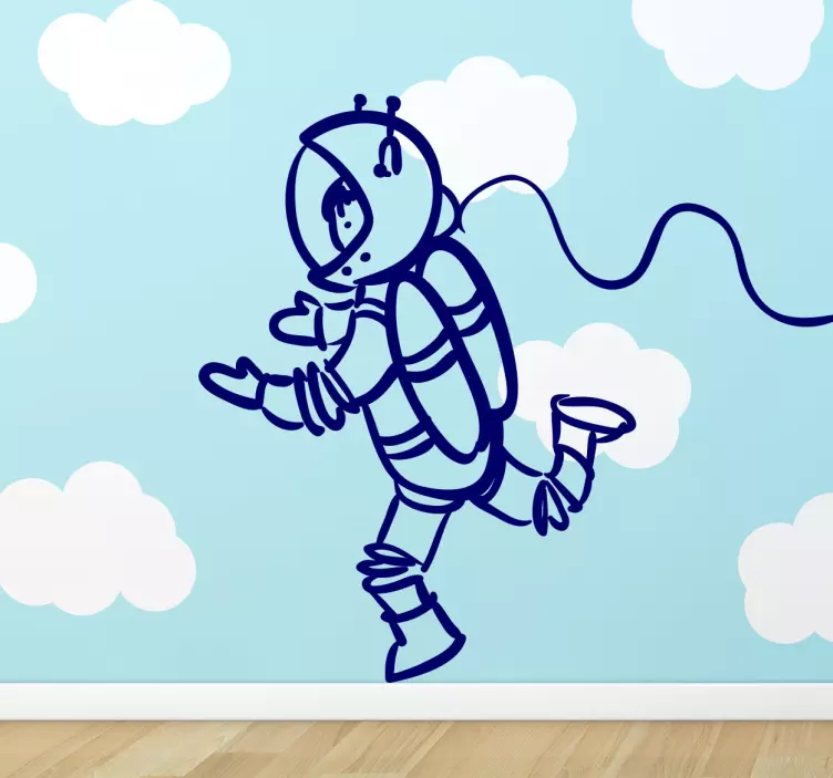 Nálepka pre vesmírny priestor pre astronautov - Tenstickers