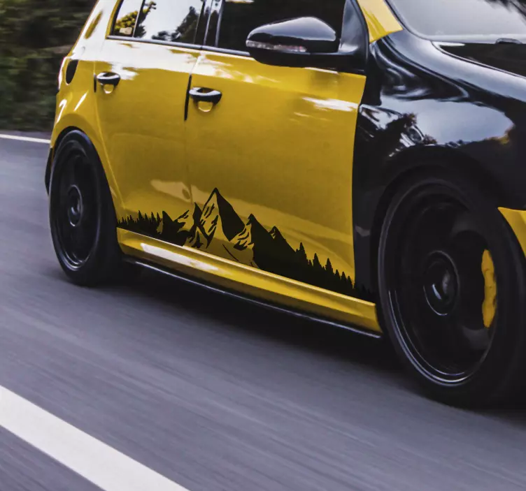 Originálna nálepka na auto hory - Tenstickers