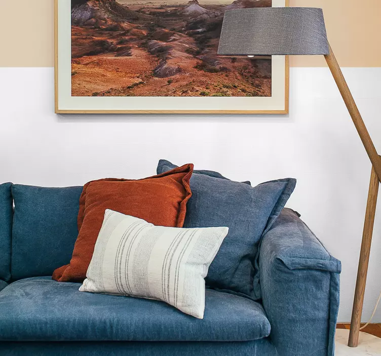 Biely obyčajný vinyl na stenu - Tenstickers