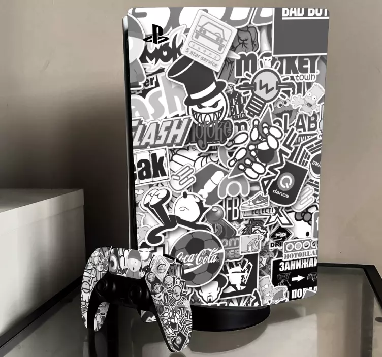 Samolepka na vinyl skin bomb ps5 - Tenstickers