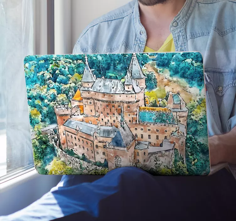 Bratislava hrad skiny na notebook - Tenstickers