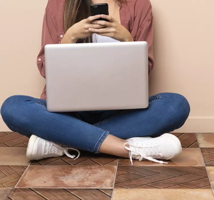 Samolepka na podlahu z kľukového dreva - Tenstickers