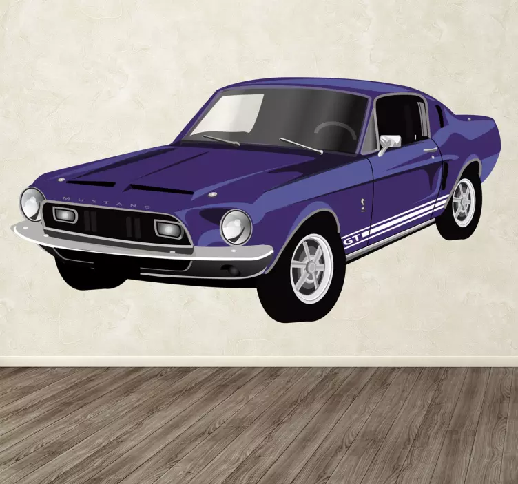 Dekoratívna nálepka ford mustang - Tenstickers