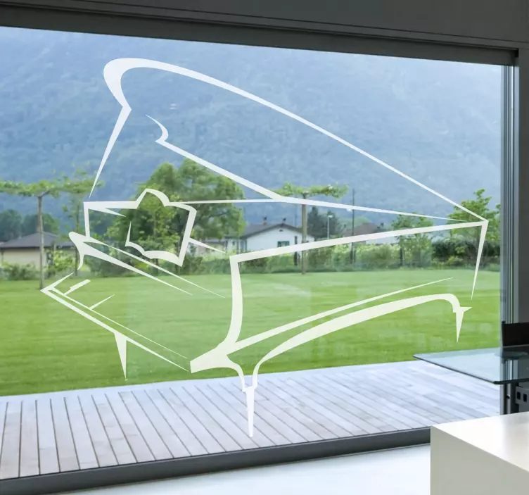 Dekoratívne obtlačky na klavír - Tenstickers