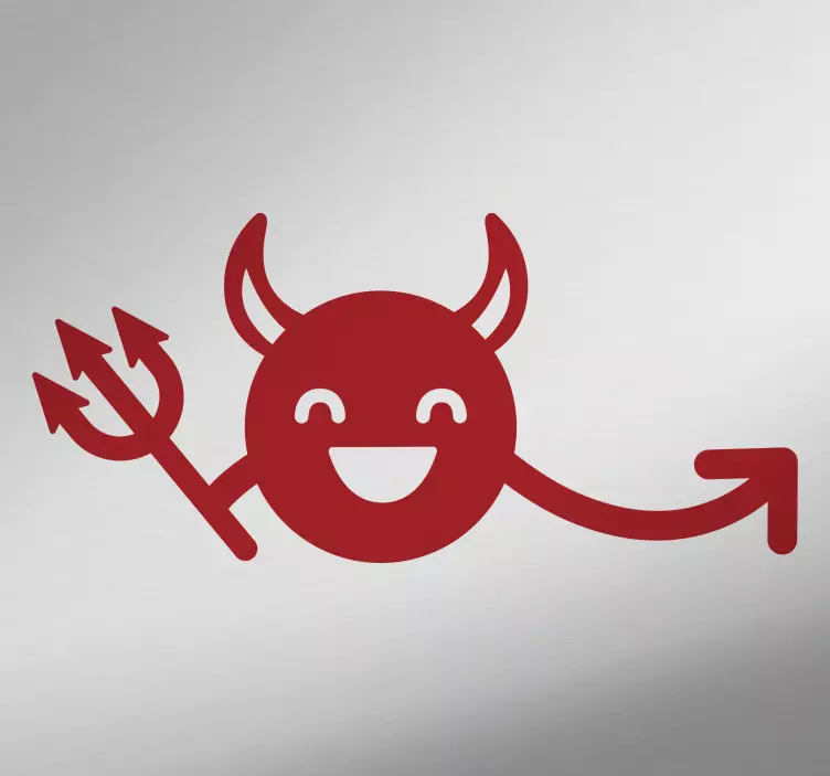 Diabolska nálepka na auto - Tenstickers