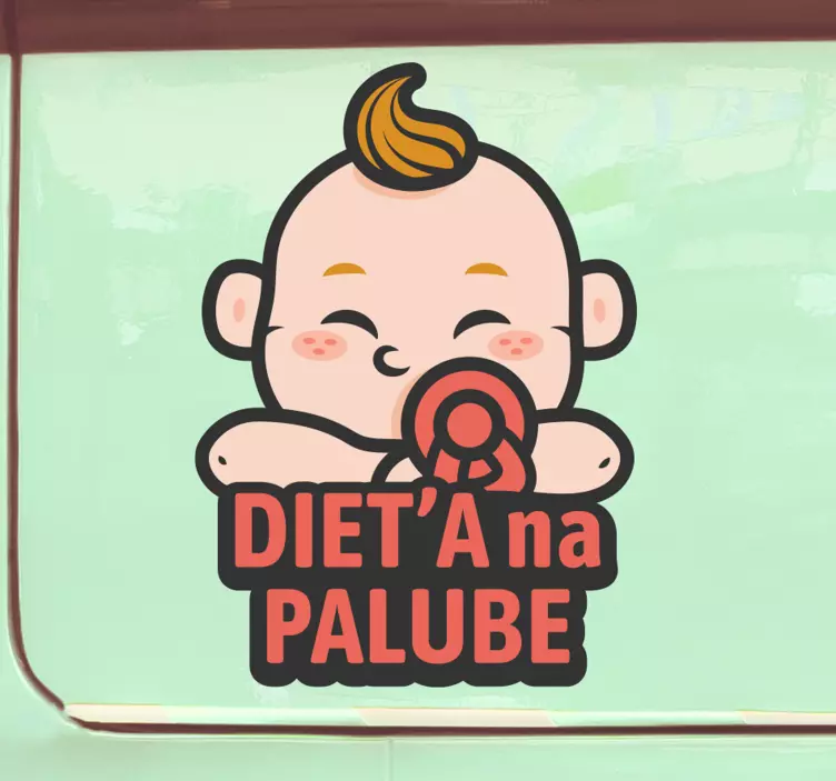 Samolepka dieťaťa na palube - Tenstickers