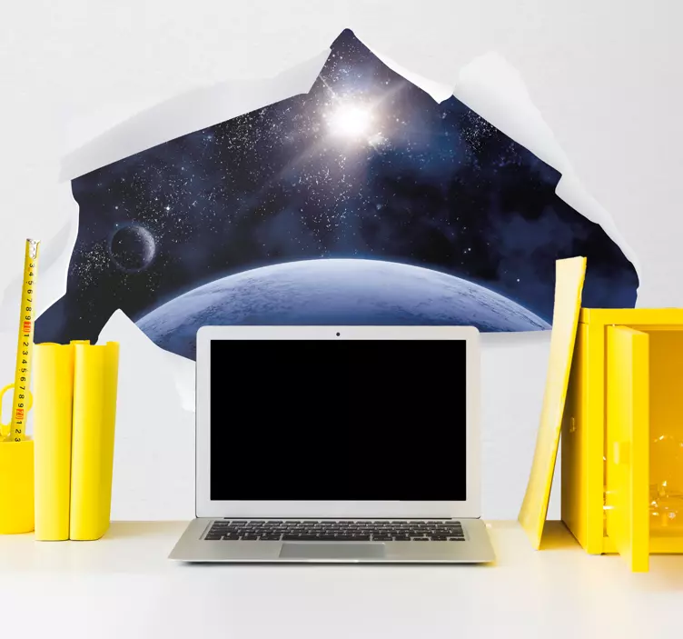 Nálepka s 3d podlahou pre vesmír - Tenstickers