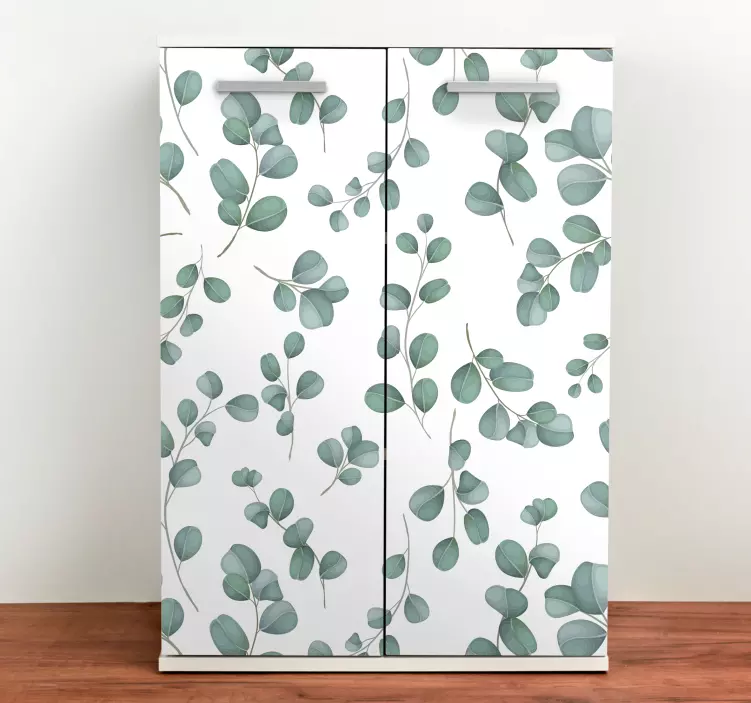 Obtlačok akvarelového nábytku bezšvový vzor - Tenstickers