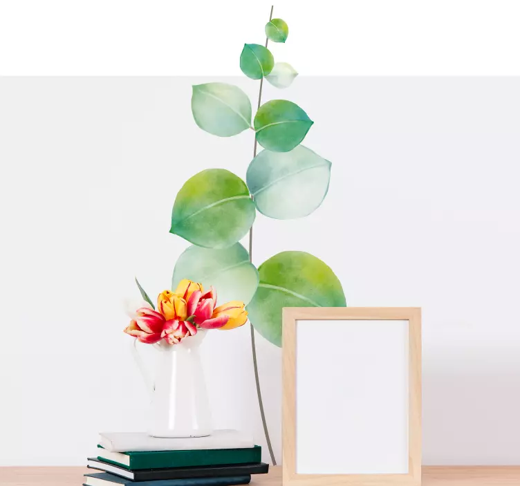 Eukalyptus ilustračné nálepka na stenu - Tenstickers