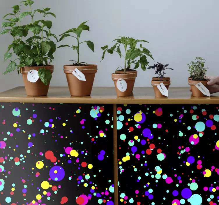 Farby kallax výbuchy obtisky nábytok - Tenstickers