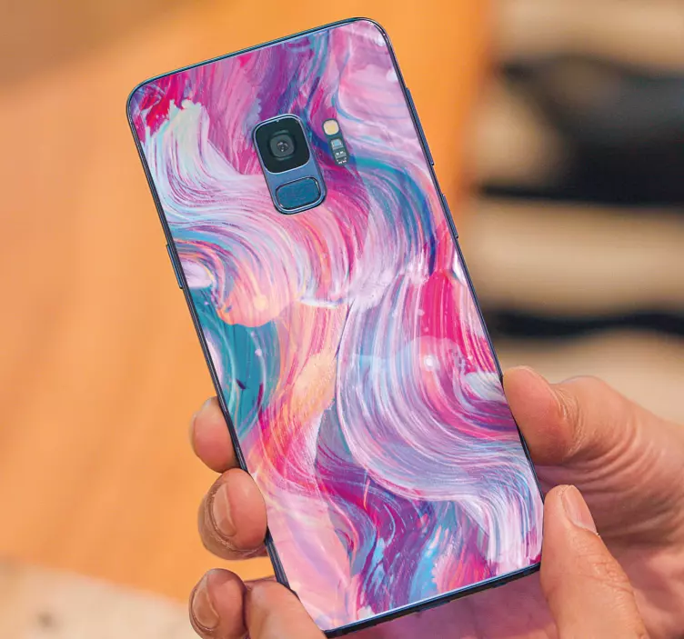Farebné ťahy olejovými farbami samsung - Tenstickers