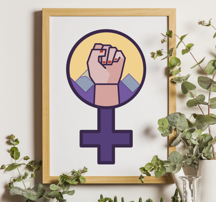 Nálepka na ikonu feminizmu - Tenstickers