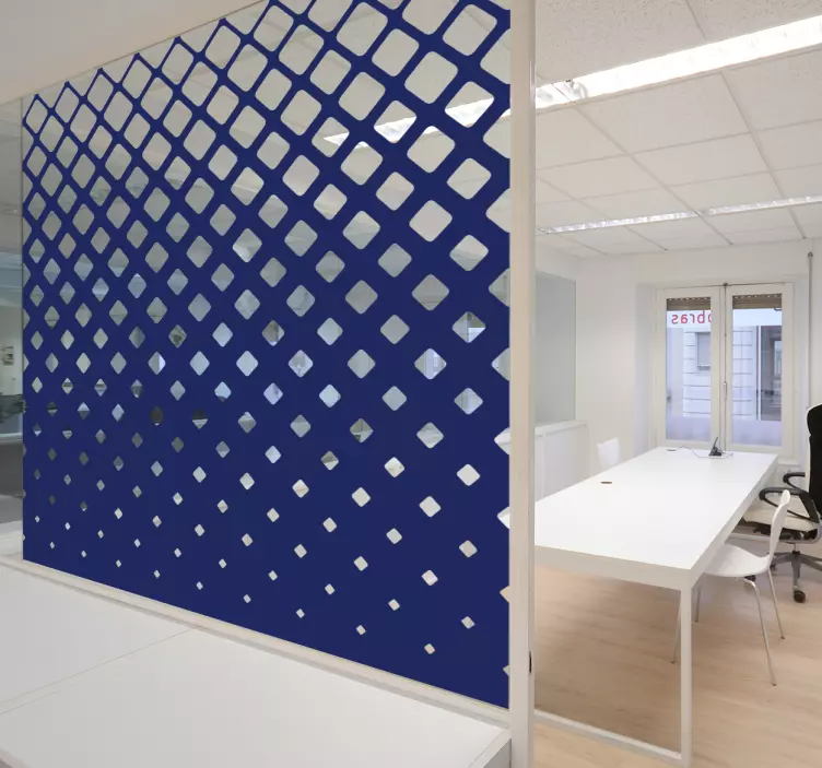 Geometrická nálepka gradientný diamantový vzor - Tenstickers