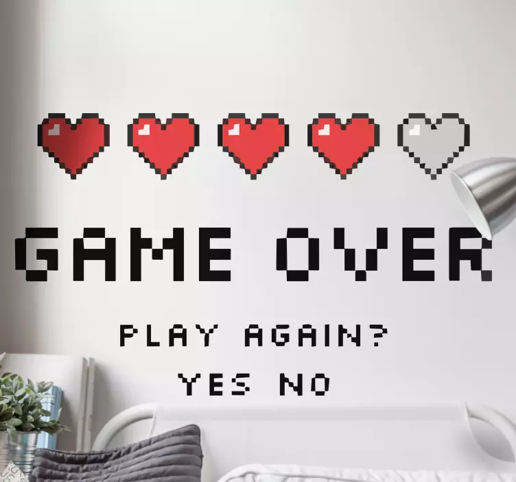 Hra pixel art herný štýl playstation obtisky - Tenstickers