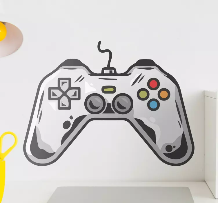 Ikona gamepad videohra playstation nálepka - Tenstickers