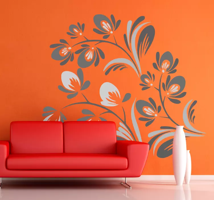 Jednoduchá filigránová nálepka - Tenstickers