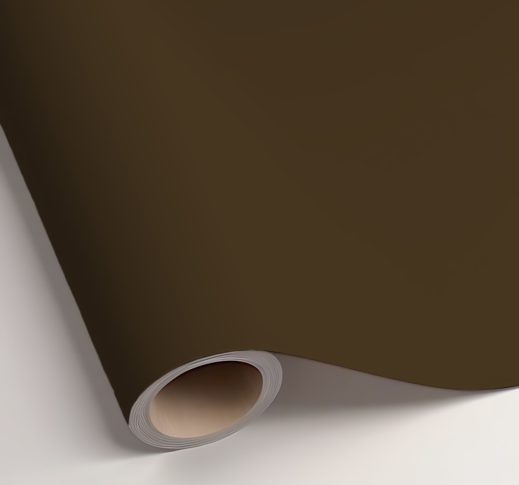 Jednofarebná nálepka na hárok matná hnedá - Tenstickers