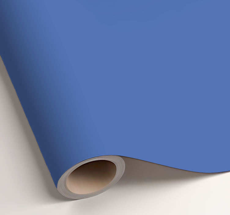 Jednofarebná nálepka na hárok matná modrá - Tenstickers