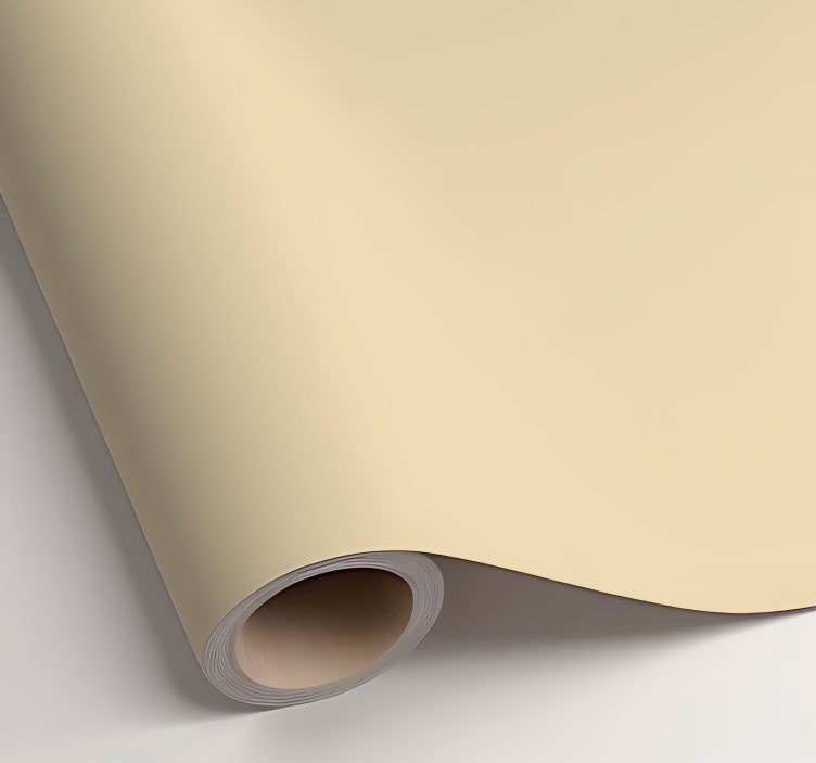 Jednofarebná nálepka na hárok matná slonovinová - Tenstickers