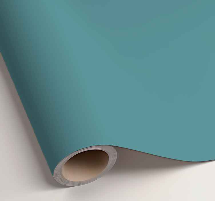 Jednofarebná nálepka na hárok matná tmavo tyrkysová - Tenstickers