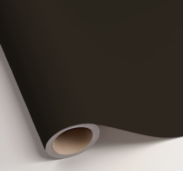 Jednofarebná nálepka na hárok matná tmavohnedá - Tenstickers