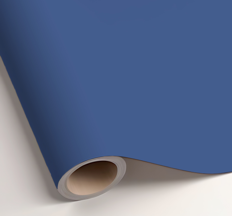 Jednofarebná nálepka na hárok matná tmavomodrá - Tenstickers