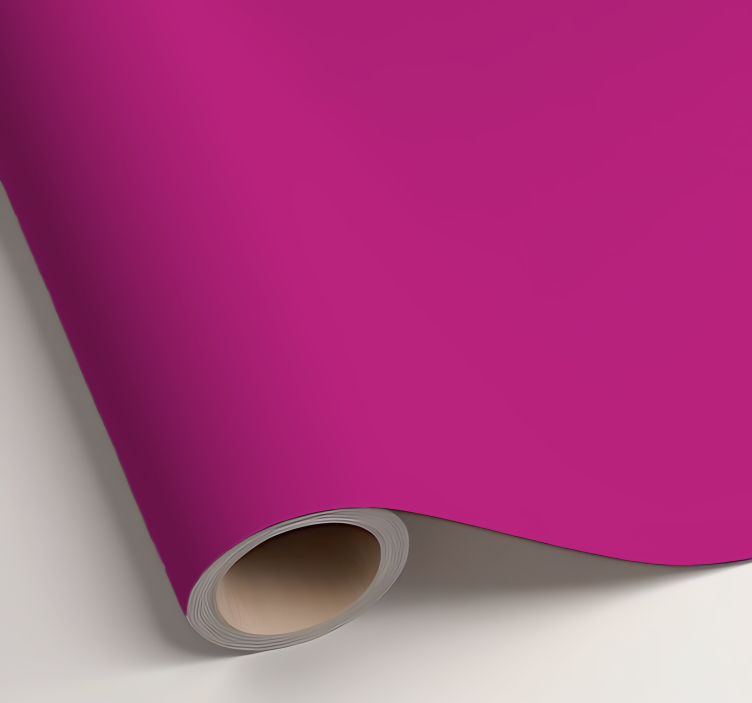 Jednofarebná nálepka na hárok matná žiarivo ružová - Tenstickers