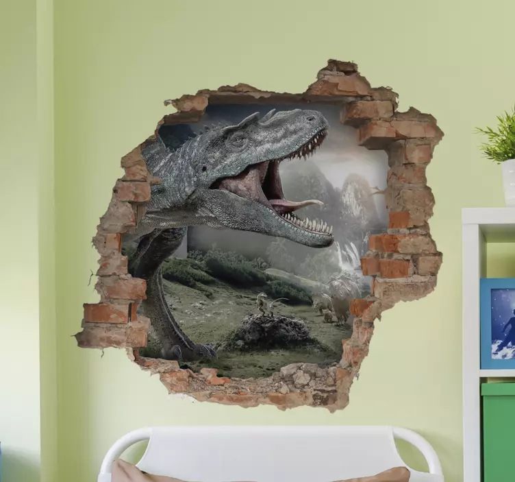 Samolepka na stenu jurassic classic dinosaurs - Tenstickers