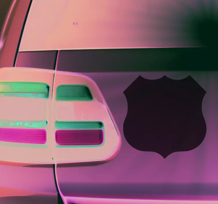 Klasický retro vintage štítok na motocykel - Tenstickers