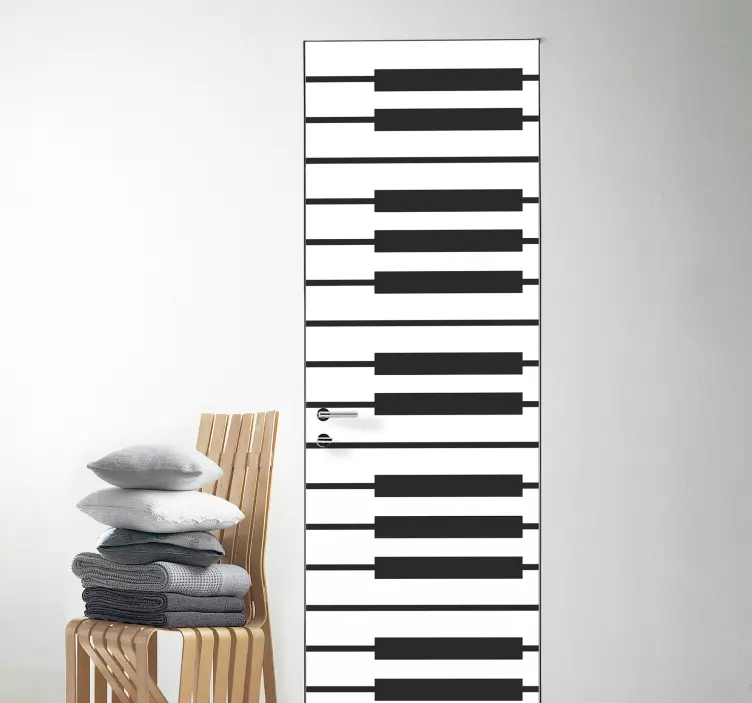 Vinylová nálepka na piano dlaždice - Tenstickers