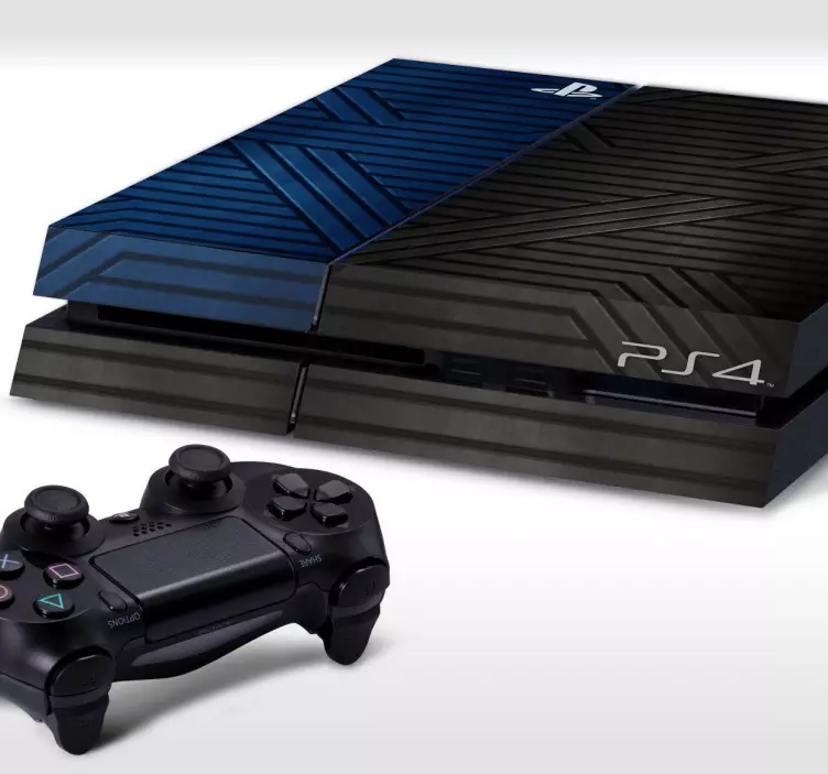Kovová koža ps4 - Tenstickers