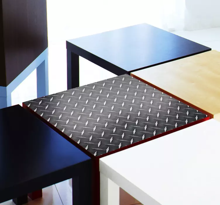 Kovová textúra chýba nálepka - Tenstickers