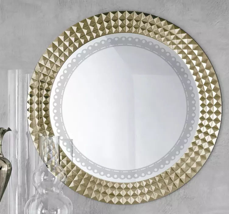 Kruhový obrys okrasných nálepiek - Tenstickers