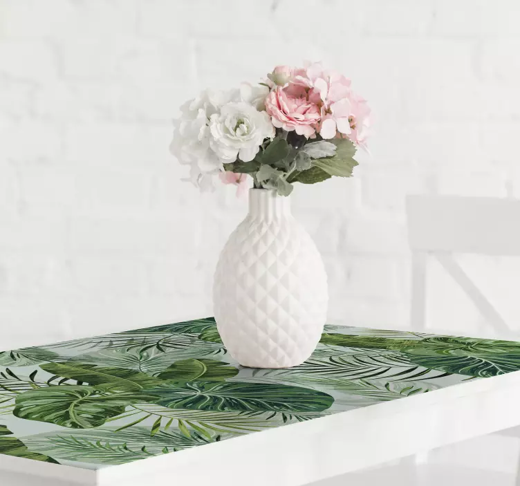 Nálepka s listami nábytku z papradia - Tenstickers