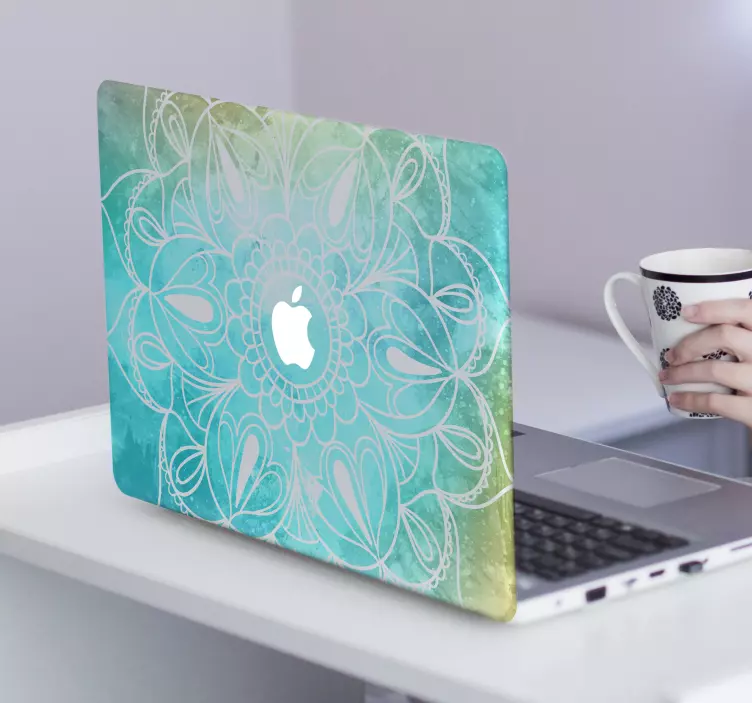 Mandala v štýle macbooku - Tenstickers