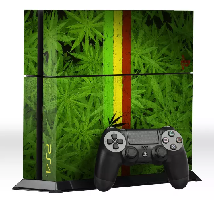 Marihuana playstation 4 skin - Tenstickers
