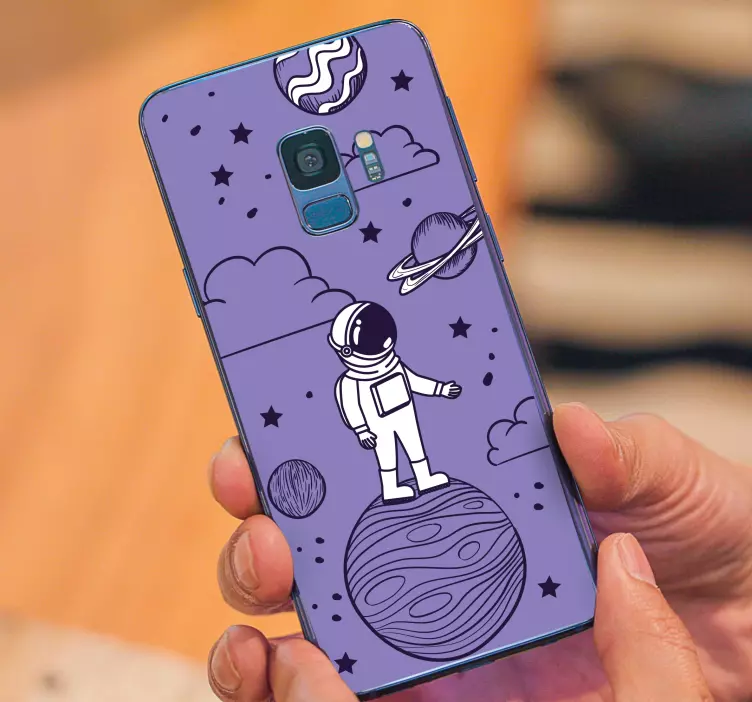nalepka na Samsung astronaut vo vesmíre - Tenstickers