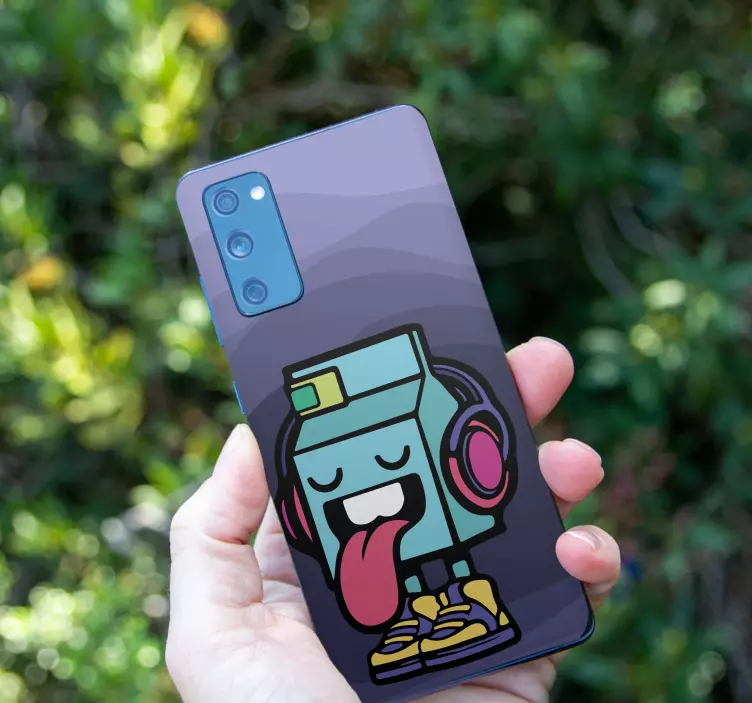 nalepka na Samsung stroj vyplazujúci jazyk - Tenstickers