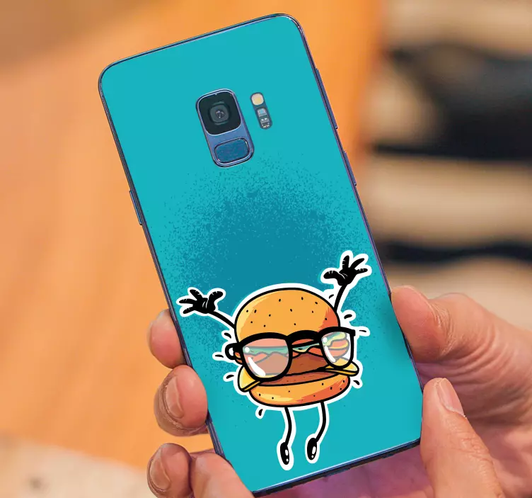 nalepka na Samsung veselý burger - Tenstickers