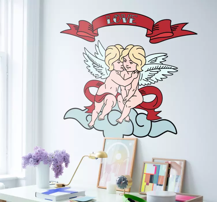 Nálepka s láskou anjelov - Tenstickers