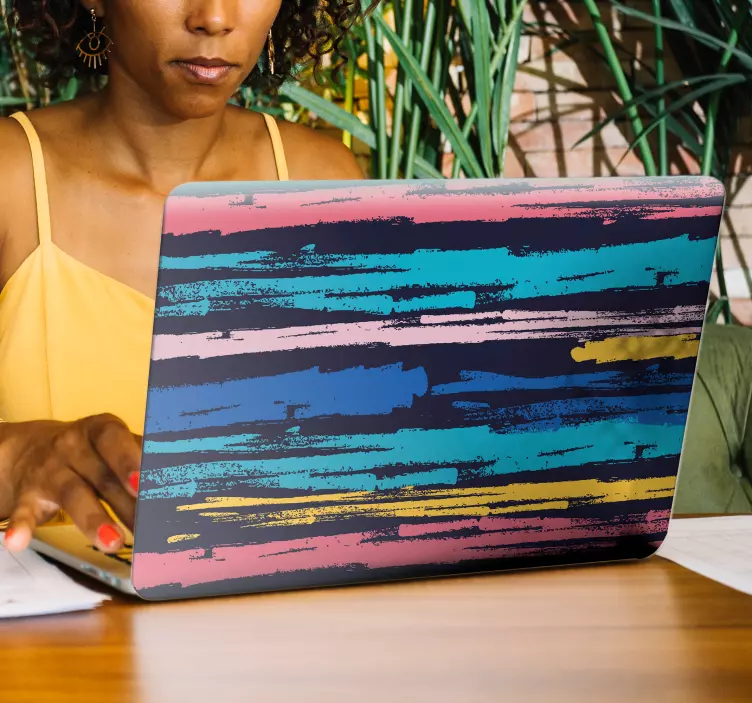 Nálepka minimalistického maľovania dekorácie pre laptop - Tenstickers