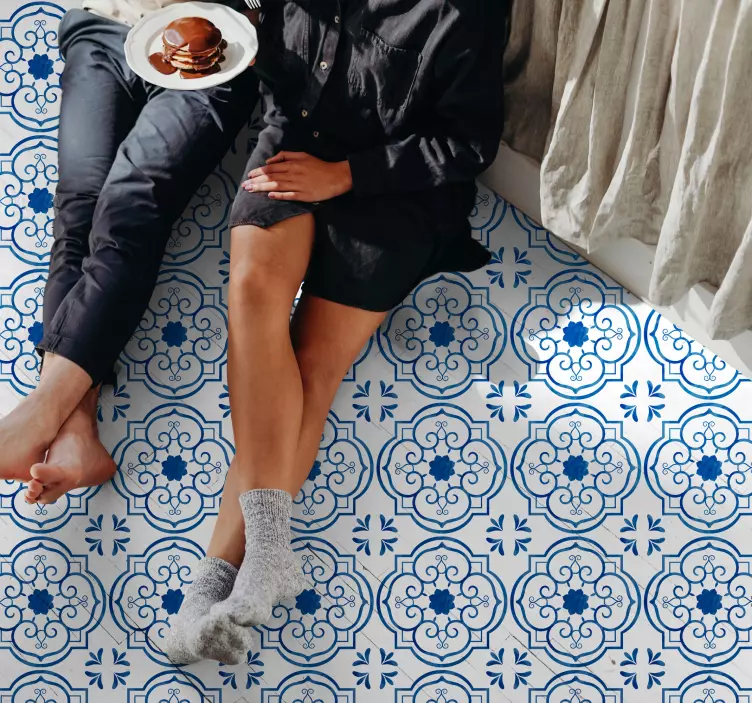 Samolepka na podlahu s mozaikovým vzorom - Tenstickers