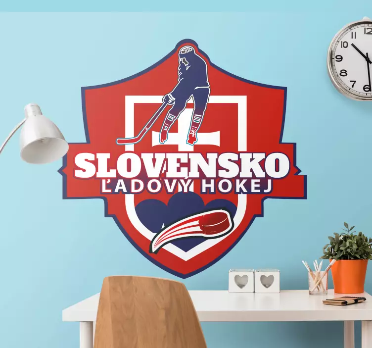 Nálepka štít so Slovenským erbom - Tenstickers