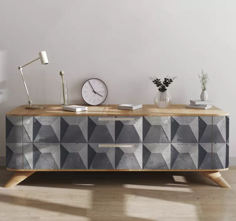 Nálepka na nábytok béton brut - Tenstickers