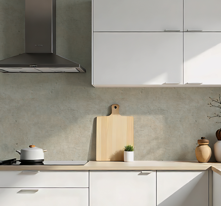 Nálepka do kuchyne krémové kamenné odtiene - Tenstickers